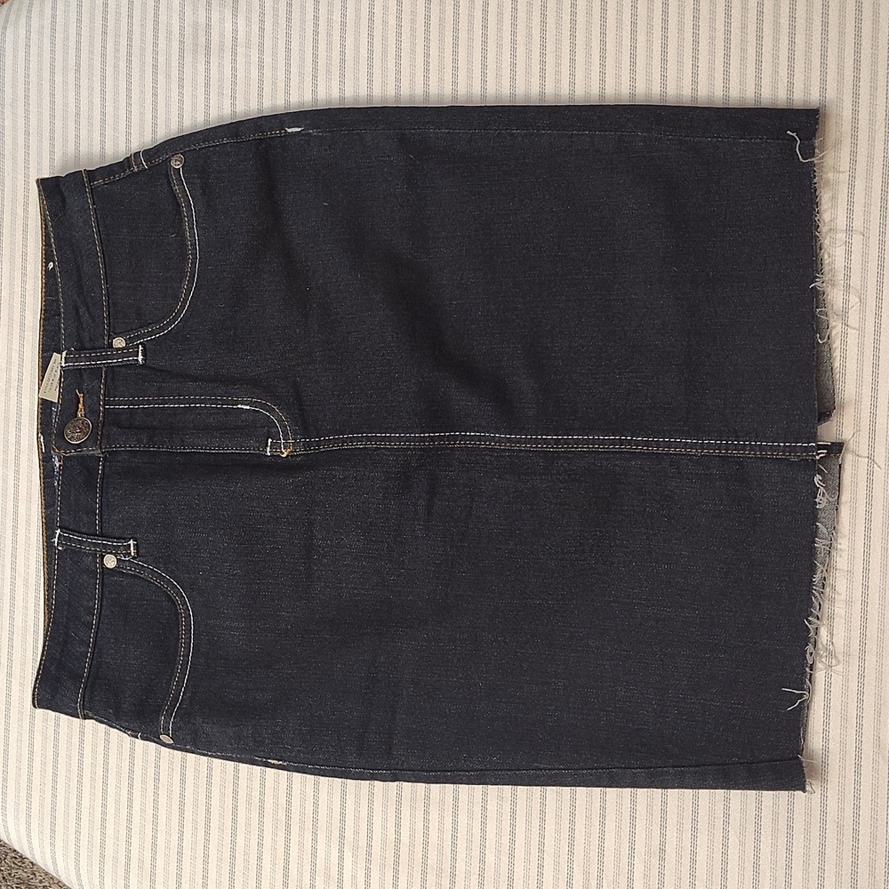 LEXI JEANS WOMENS JEAN PENCIL SKIRT